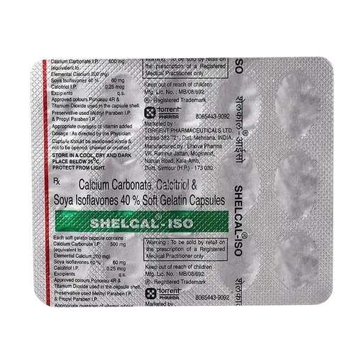 shelcal iso capsule 15's